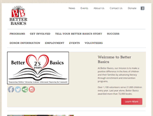 Tablet Screenshot of betterbasics.org